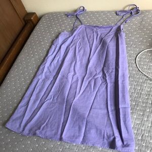 Super cute purple linen sundress
